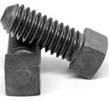 Square Head Set Screw, Flat Point, 5/16-18 x 2', Alloy Steel Case Hardened, Black Oxide, Full Thread (Quantity: 600) Coarse Thread, 5/16 inch Square Head Bolts, Length: 2 inch