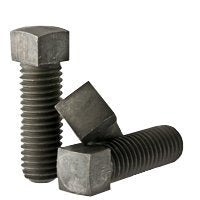 Set Screws Square Head - Alloy Steel - Case Hardened 1/2'-13 x 2-3/4' - Thermal Black Oxide (Quantity: 300) - Grub-Blind-Allen-Headless Screw