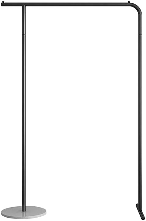 YYDS Clothing Garment Rack Floor Coat Racks Freestanding Garment Racks Easy Assembly Durable Clothes Rack Round Marble Base Metal Pipe Hanger Stand Clothing Racks