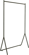 Heavy Duty Coat Rack, Garment rack Heavy Duty Clothing Rack For Hanging Clothes Commercial Grade Black Metal Clothes Hanging Rail Freestanding Single Rod Coat Hanger For Bedrooms ( 100x40x160CM)