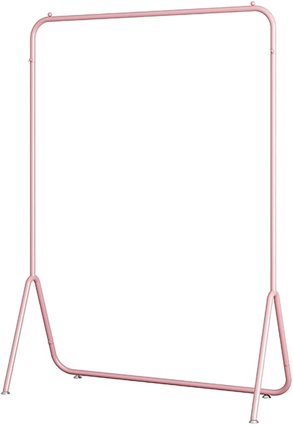 Garment Rack, Freestanding Garment Dress Hanging Display Rack For Coats, Shirts, Dresses, Scarves, Bags (Pink 80Cm)