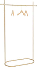 Heavy Duty Coat Rack, Garment rack Golden Wrought Iron Clothes Rail, Freestanding Single Rod Clothing Rack, Heavy Duty Metal Garment Rack For Bedrooms And Small Spaces, Easy To Assemble ( 100x40x160C