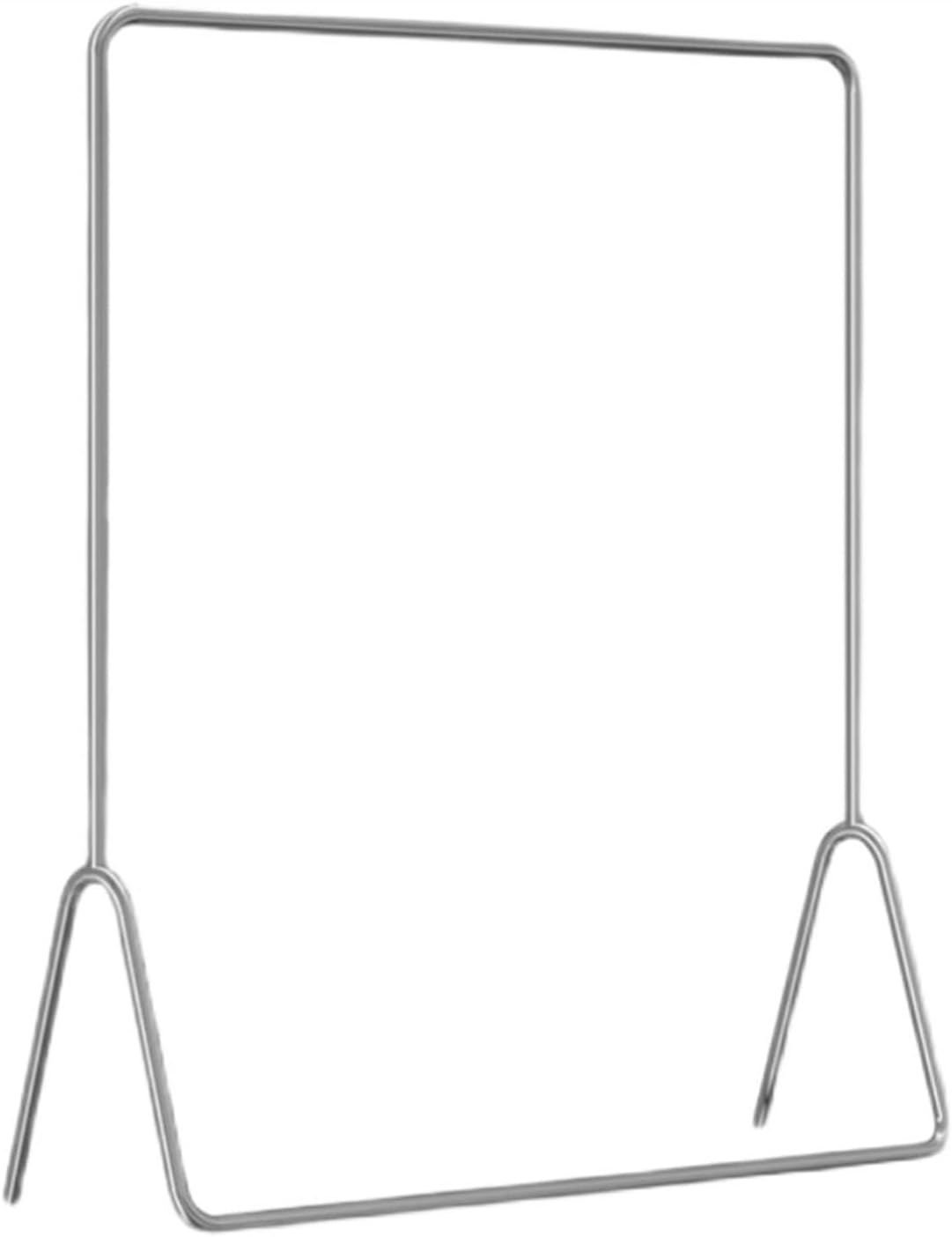 Heavy duty Garment rack Silver Stainless Steel Clothes Rail Clothing Store Display Rack Heavy Duty Cothing Rack For Hanging Clothes Freestanding Coat Rack For Bedroom Easy To Assemble Coat ( 100X40X1