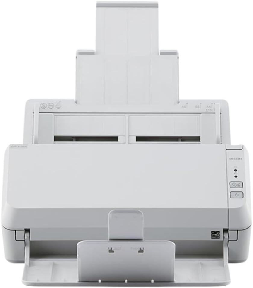 RICOH SP-1130N Duplex Document Image Scanner, White