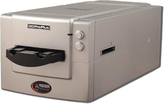 Pacific Image PrimeFilm 120 Pro Plus Film Scanner. Medium & 35mm Film, Slide Scanner. Faster Scan Speed. 6,400 dpi/48-bit True Color. 4.2 Dynamic Range. Mac/PC