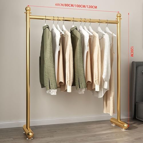 Freestanding Stainless Steel Garment Rack - Durable Indoor/Outdoor Clothing Storage for Coats, Shirts, and Sweaters - Space-Saving Solution for Bedroom & Closet