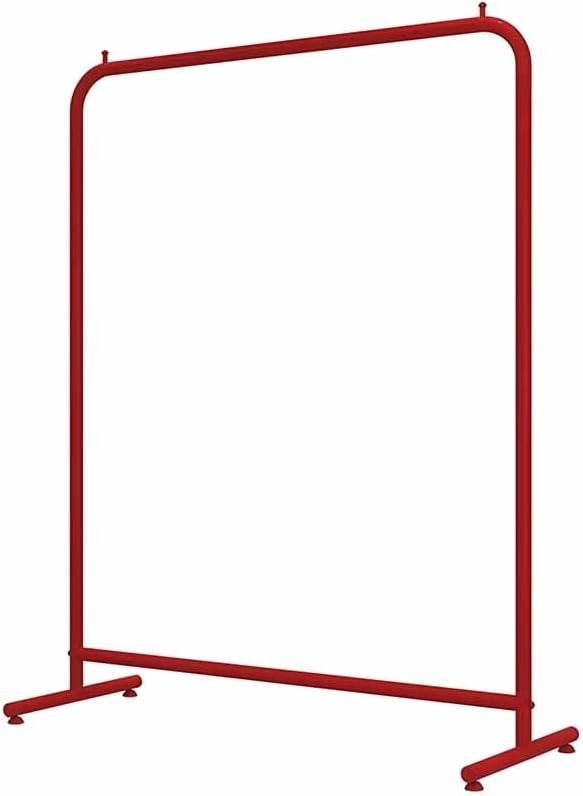 Freestanding Garment Display Retail Rack, Standing Hanging Stand, Multi-Purpose Metal Shelf, Hanging Clothes Organizer Rail for Display and Storage(80x40x150 cm)