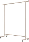 Heavy Duty Coat Rack, Garment rack Metal Clothes Rail On Wheels, Heavy Duty Clothing Rack For Hanging And Display Clothes, Freestanding Bedroom Coat Rack, Portable Clothes Organizer ( 120X40X150CM)