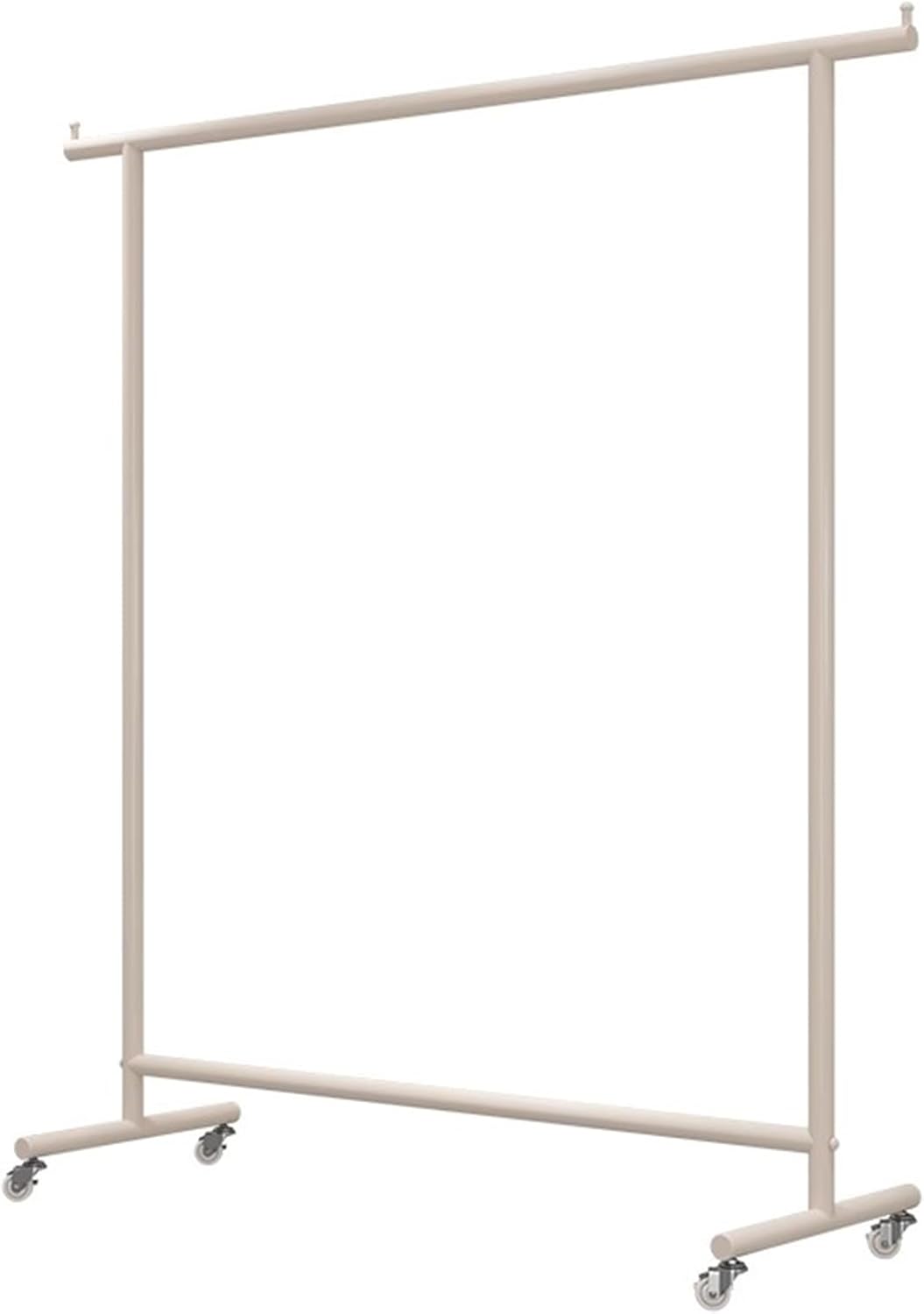 Heavy Duty Coat Rack, Garment rack Metal Clothes Rail On Wheels, Heavy Duty Clothing Rack For Hanging And Display Clothes, Freestanding Bedroom Coat Rack, Portable Clothes Organizer ( 120X40X150CM)
