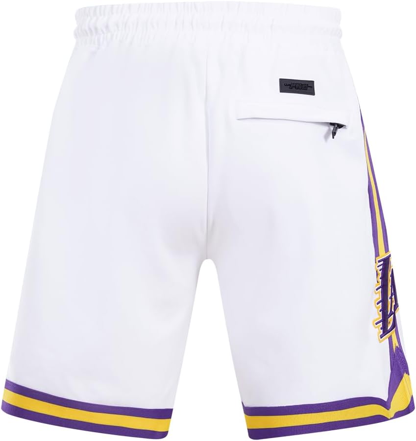 Mens NBA Classic Chenille Cotton Double Knit Athletic Short