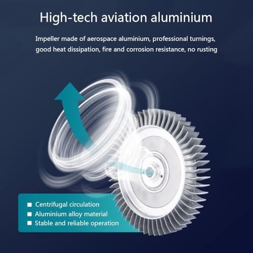 High-Pressure Regenerative Blower 110V 50Hz, Industrial Vacuum Pump for Air Blowing, Single Phase Vortex Blower for Fish Pond Aeration & Culture Applications