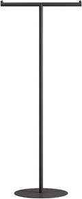 Boutique Clothing Store Clothes Display Rack Metal Hanger, T Shape Creative Freestanding Suit Shirt Clothes Display Entrance Porch Organization Hanging Garment Rack, Clos,BlackT shape 60*140cm