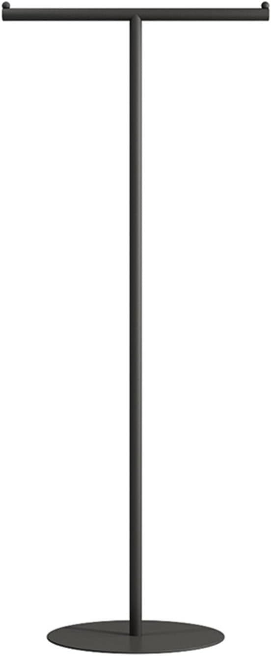 Boutique Clothing Store Clothes Display Rack Metal Hanger, T Shape Creative Freestanding Suit Shirt Clothes Display Entrance Porch Organization Hanging Garment Rack, Clos,BlackT shape 60*140cm