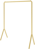 Gold Clothing Garment Rack,Simple Trending Standard Rod Display Clothing Rack,Modern Clothing Rack Free Standing Hanging Rack for Boutique Retail,Clothes St(150 * 150cm