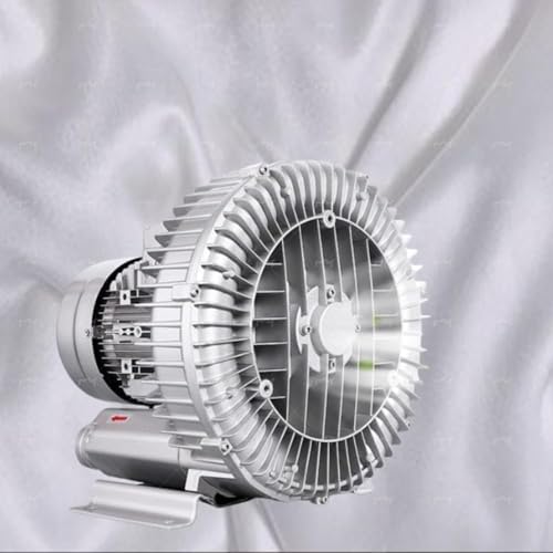 High-Pressure Regenerative Blower 110V 50Hz - Industrial Vacuum Pump for Fish Pond Aeration, Single Phase Vortex Air Blower for Aquaculture and Water Culture Systems