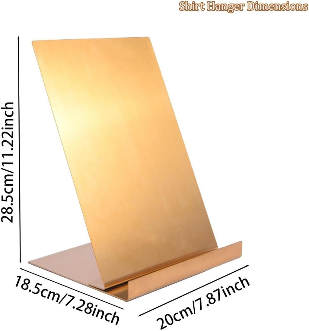 Clothing Display Stand, Stainless Steel Portable Clothes Display, Freestanding Metal Display Holder, Sturdy Desktop Garment Rack, for Commercial Clothing Retail Store