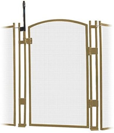 EZ-Guard 4' Tall Self Closing/Self Latching Mesh Child Safety Pool Fence Gate Kit for In-Ground Pools - (tan, 4 ft)