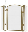 EZ-Guard 4' Tall Self Closing/Self Latching Mesh Child Safety Pool Fence Gate Kit for In-Ground Pools - (tan, 4 ft)