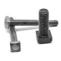 1/2'-13 x 1 (FT) Coarse Thread A307 Grade A Square Head Machine Bolt Low Carbon Steel Plain Finish Pk 500