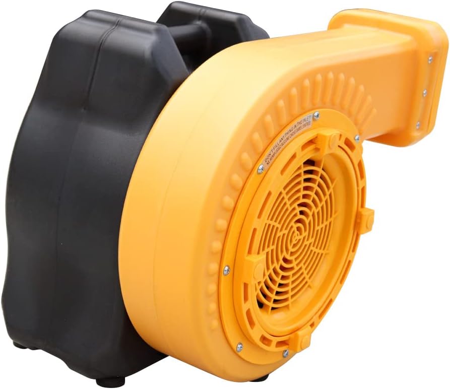 Zoom Blowers XLT Inflatable Bounce House Blower for Bouncy Jump Castle, Water Slides, and Obstacle Course, Electric, Energy Efficient, Low Amp Draw, Commercial-Grade