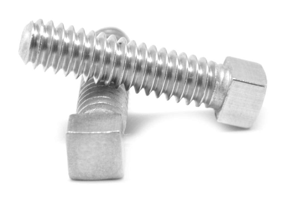 1/2'-13 x 7/8' (FT) Coarse Thread Square Head Set Screw Cup Point Stainless Steel 18-8 Pk 300