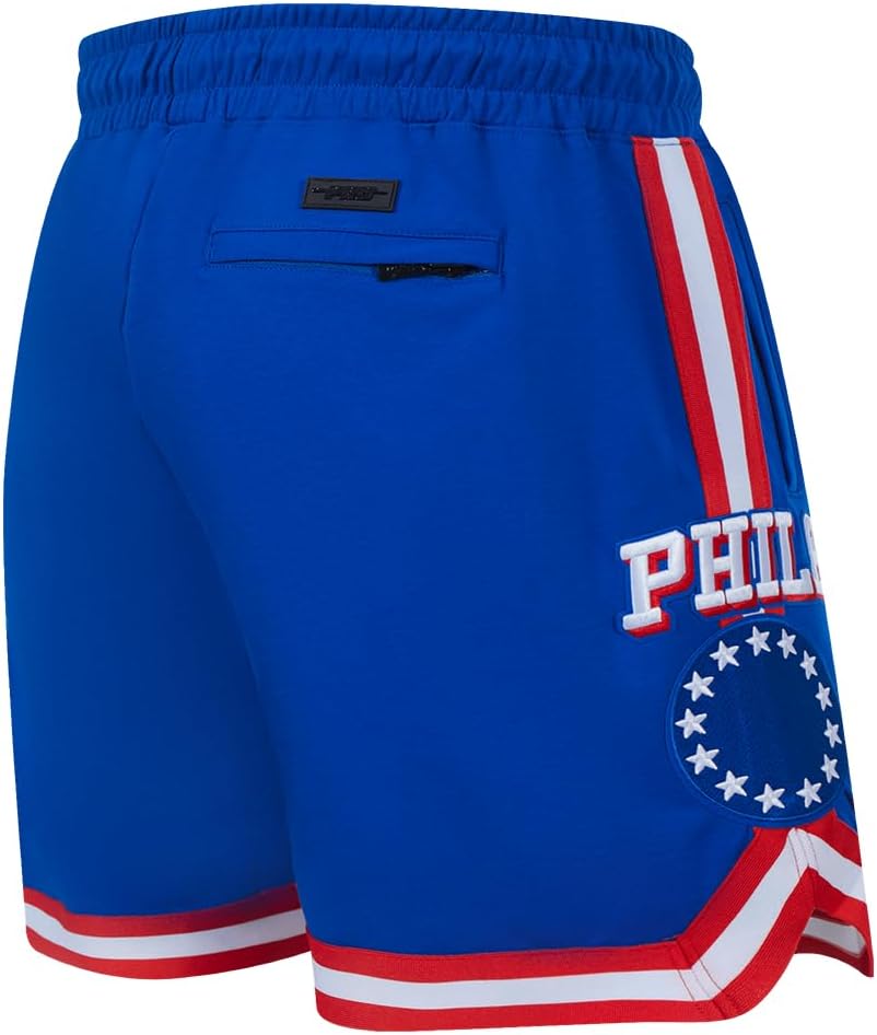 Mens NBA Classic Chenille Cotton Double Knit Athletic Short