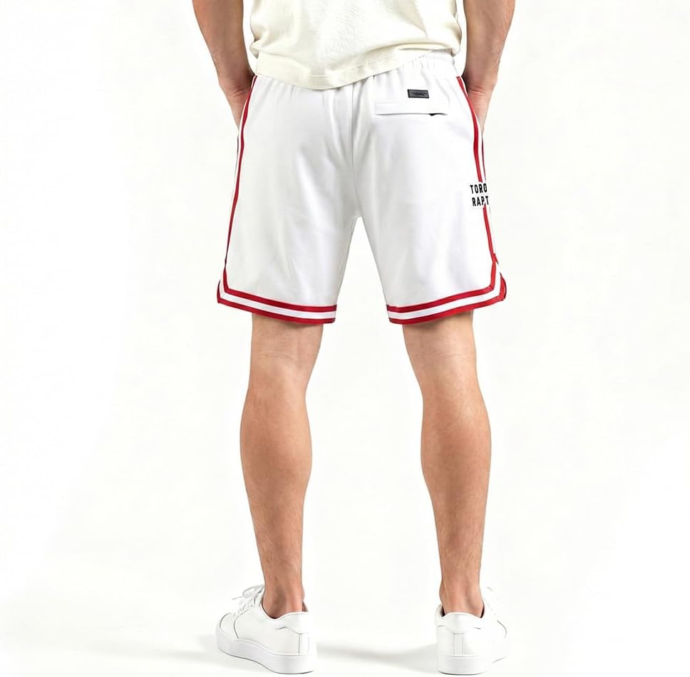 Mens NBA Classic Chenille Cotton Double Knit Athletic Short