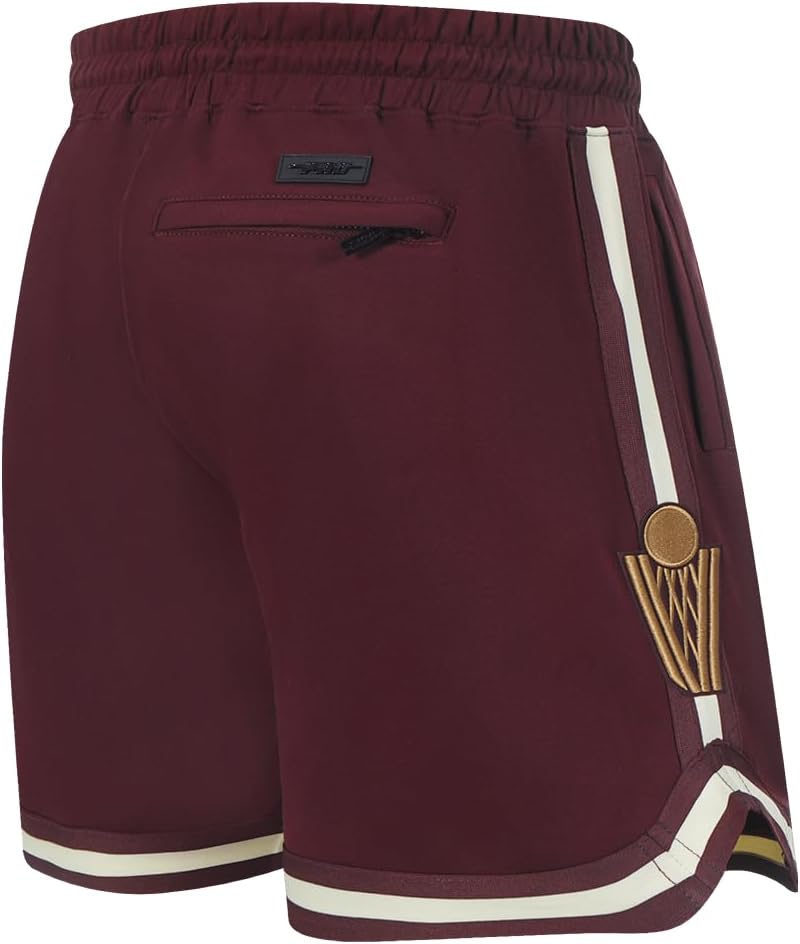 Mens NBA Classic Chenille Cotton Double Knit Athletic Short