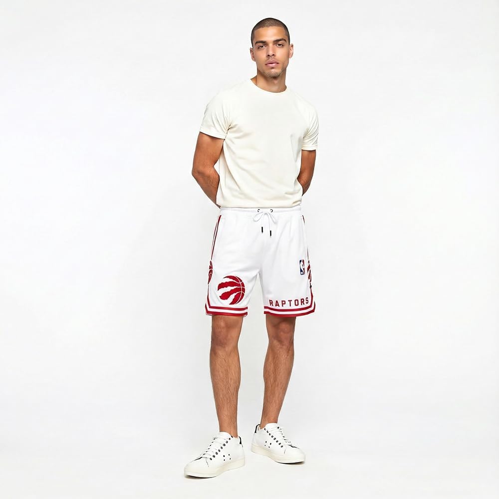 Mens NBA Classic Chenille Cotton Double Knit Athletic Short
