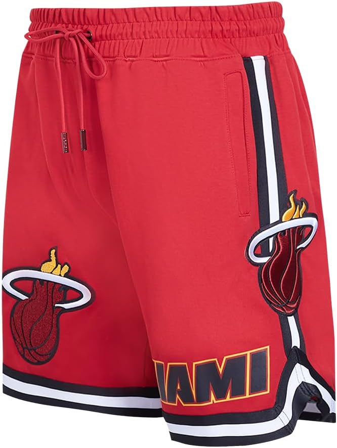 Mens NBA Classic Chenille Cotton Double Knit Athletic Short