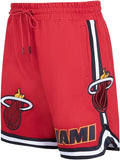 Mens NBA Classic Chenille Cotton Double Knit Athletic Short