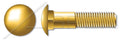 (150 pcs) 1/2'-13 X 4-1/2', Carriage Bolts, Round Head, Square Neck, Steel, Yellow Zinc