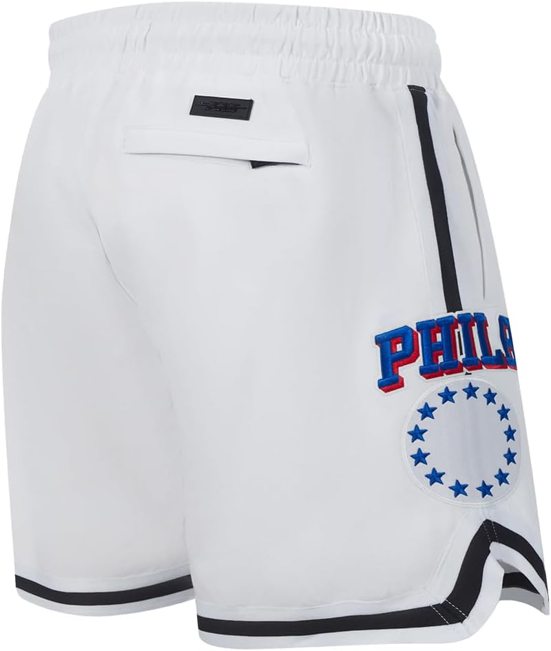 Mens NBA Classic Chenille Cotton Double Knit Athletic Short