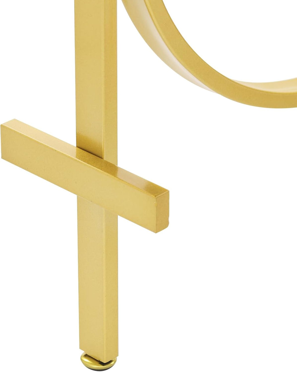 Clothes Display Stand, Metal Heavy Duty Freestanding Garment Rack Foldable Clothing Shelf Clothes Rack for Hanging Clothes Coats Skirts Shirts Sweaters (Gold)