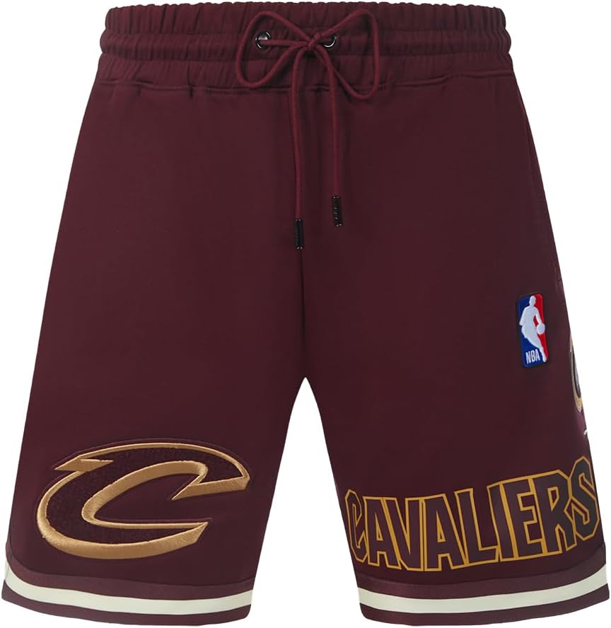 Mens NBA Classic Chenille Cotton Double Knit Athletic Short