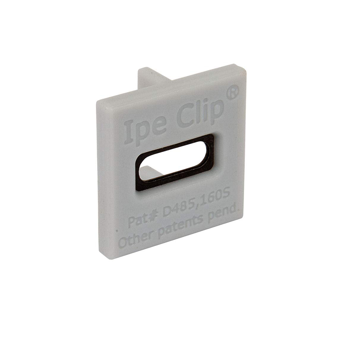 DeckWise (Grey) Ipe Clip Extreme Hidden Deck Fasteners, 3/32' Spacing, Includes Stainless Steel Black #8x2 Trim-Head Screws for 100 Sq. Ft. of AD Hardwood or Thermal Wood Decks (175 ct. Kit)
