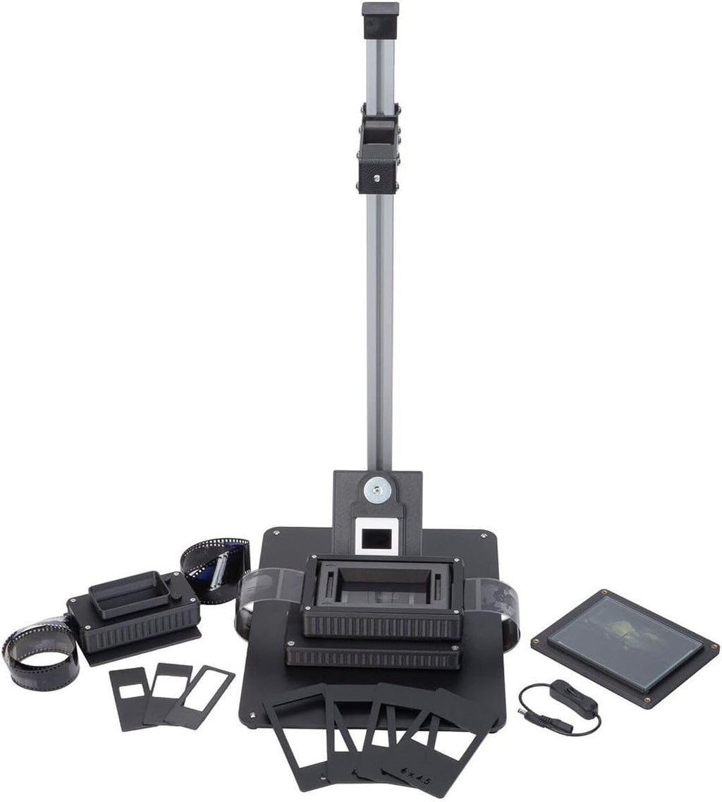 Negative Supply Enthusiast Plus Kit for 35mm, 120, and 4x5' Film Scanning with Basic Riser XL