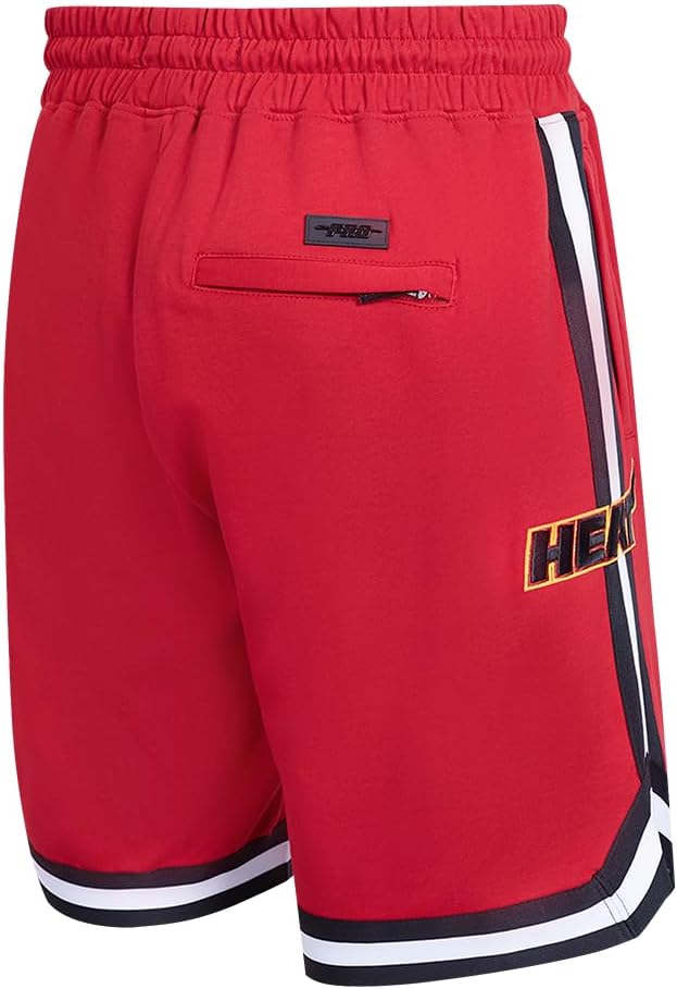 Mens NBA Classic Chenille Cotton Double Knit Athletic Short