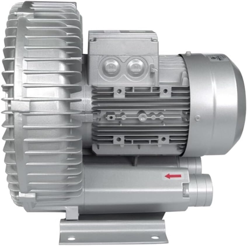 High-Pressure Regenerative Blower 110V 50Hz - Industrial Vacuum Pump for Fish Pond Aeration, Single Phase Vortex Air Blower for Aquaculture and Water Culture Systems