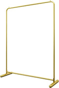 Heavy duty Garment rack Metal Clothes Rail For Bedroom, Heavy-Duty Clothing Rack For Hanging And Display Clothes, Freestanding Single-Rail Coat Rack For Retail Store, Clothes Organizer, Gold ( 100X40