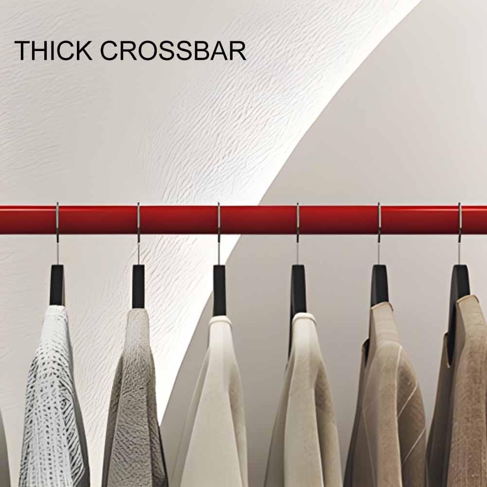 Freestanding Garment Display Retail Rack, Standing Hanging Stand, Multi-Purpose Metal Shelf, Hanging Clothes Organizer Rail for Display and Storage(80x40x150 cm)