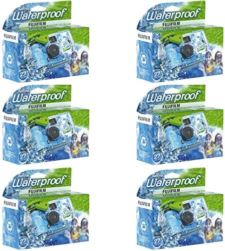 Fujifilm QuickSnap 800 Waterproof 35mm One-Time-Use Disposable Camera, 27 Exposures