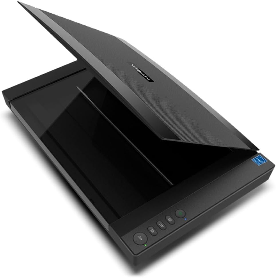 VIISAN VF3240 A3 Scanner - Fastest 4-Second Scan (200dpi, A3 Color), 2400 DPI High Resolution, Frameless Auto-Scan for CAD & Business