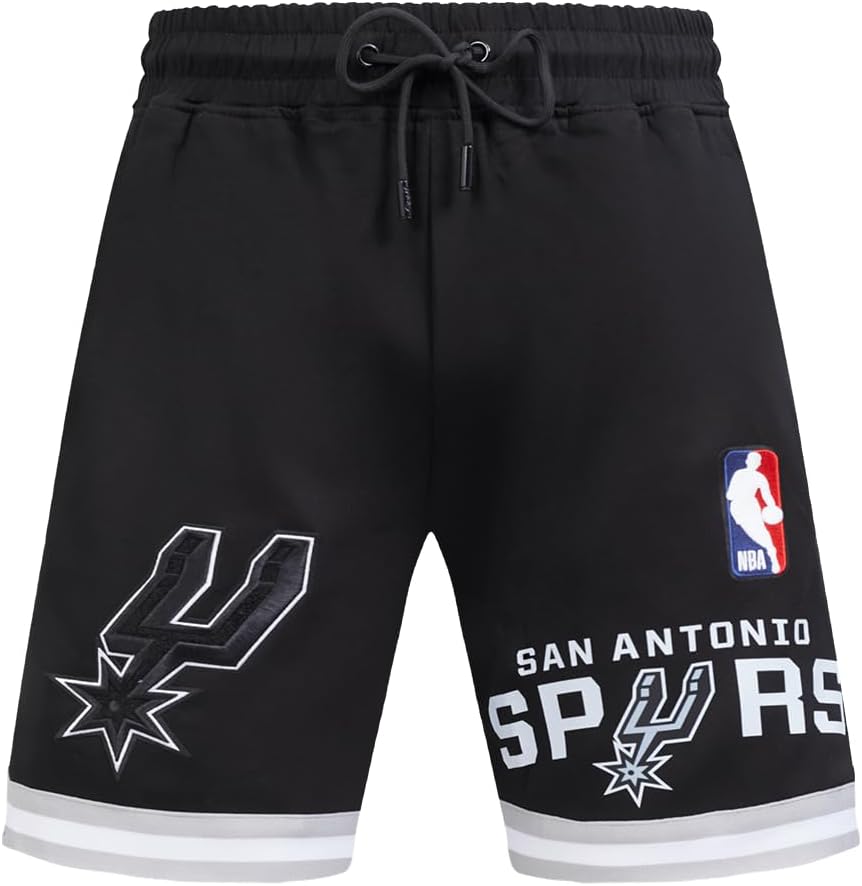 Mens NBA Classic Chenille Cotton Double Knit Athletic Short
