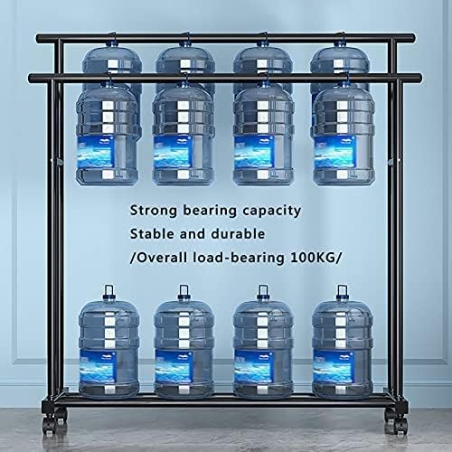 Industrial Heavy Duty Clothes Rack with Shelves Free Standing Metal Coat Rack for Garment Storage Black (100x40x151cm)