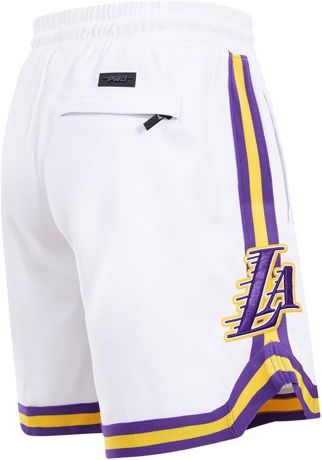 Mens NBA Classic Chenille Cotton Double Knit Athletic Short