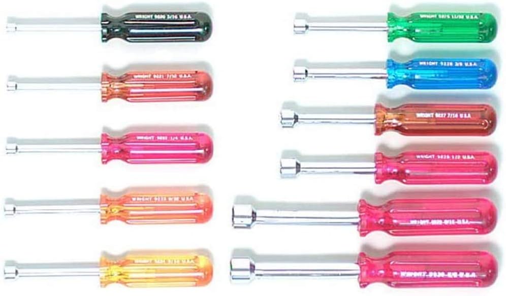 Wright Tool 9214 Nut Driver Set 3/16' - 5/8' (11-Piece)