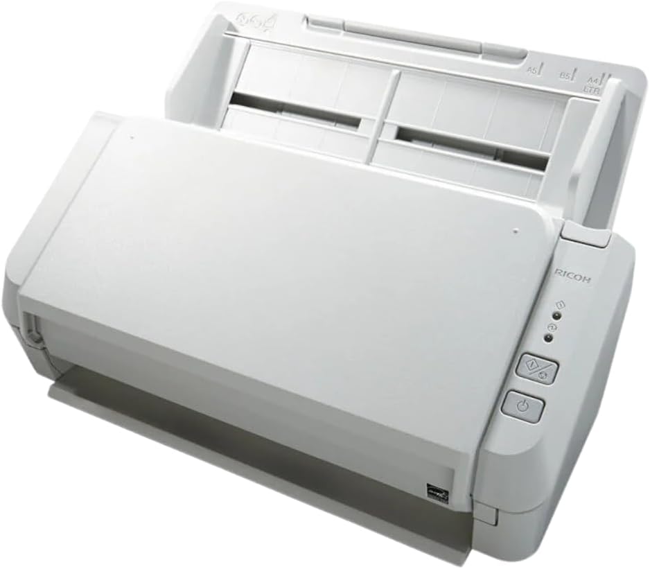 RICOH SP-1130N Duplex Document Image Scanner, White