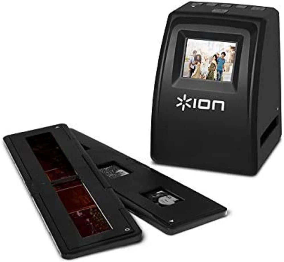 ION Film 2 SD Plus | Hi-Res 35mm Slide and Negative Scanner with SD Card (14 Megapixel Sensor)