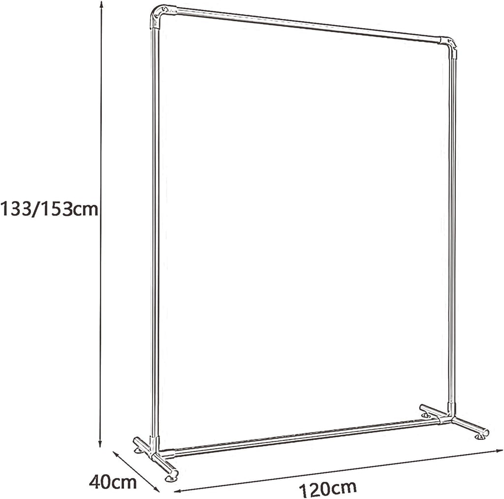 Garment Rack Heavy Duty Clothing Racks For Hanging Clothes Rack, Aluminum Alloy Clothing Hanger Rack For Coats, Shirts, Dress, Freestanding Coat Rack For Bedrooms A(Size:120X40X153CM,Color:Rose Gold)